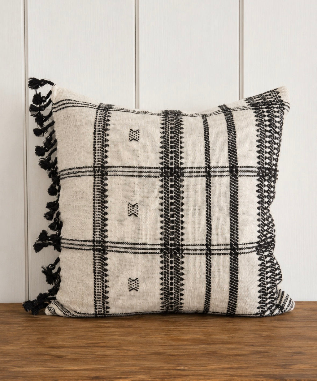 Crème Indian Wool Pillow