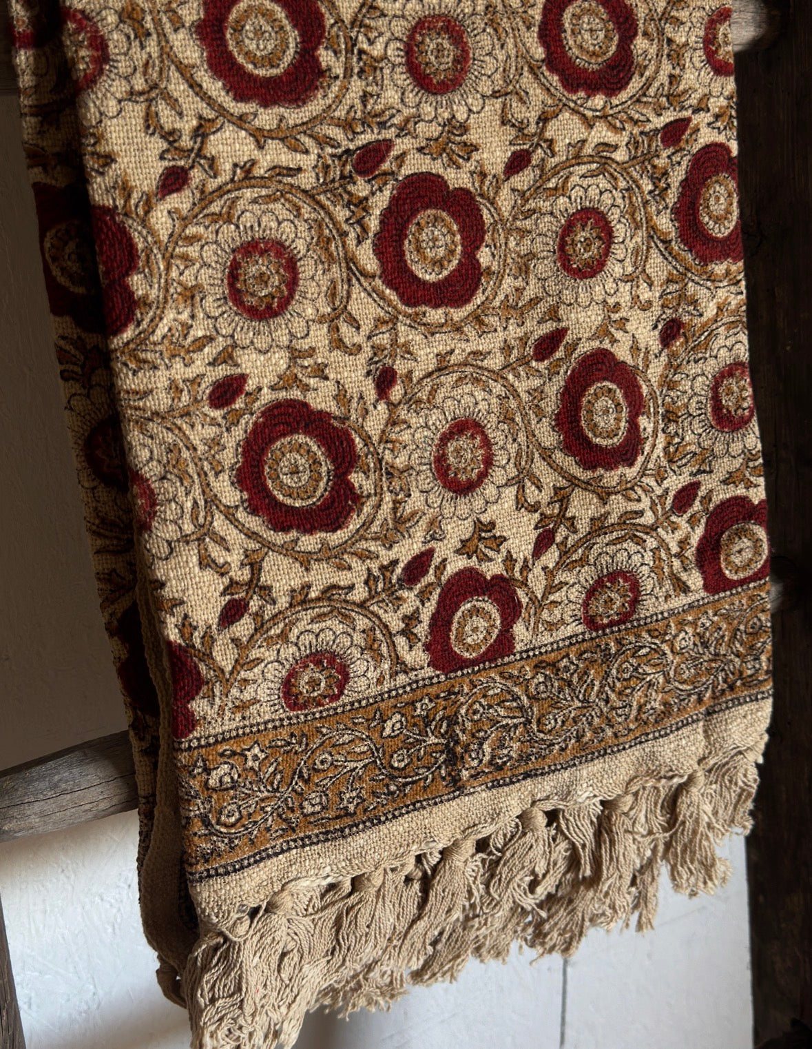 Bagru Block Print Throw