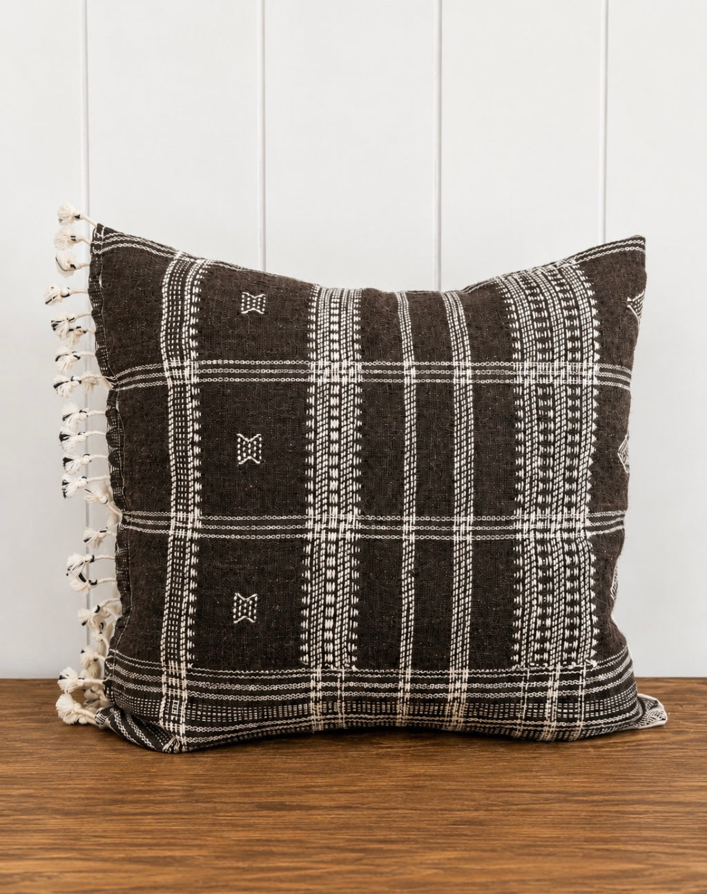 Charcoal Indian Wool Pillow
