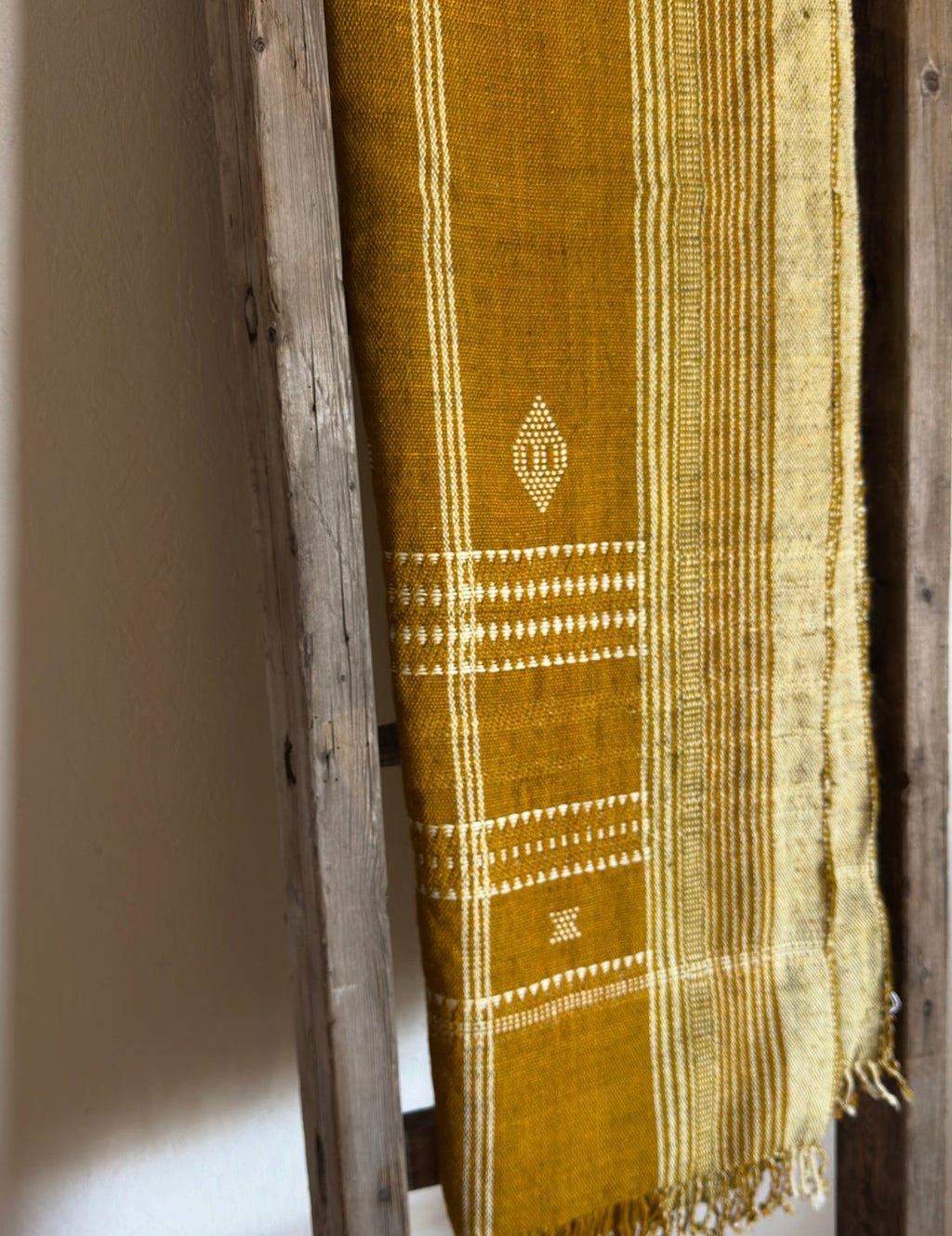 Marigold Indian Wool Coverlet