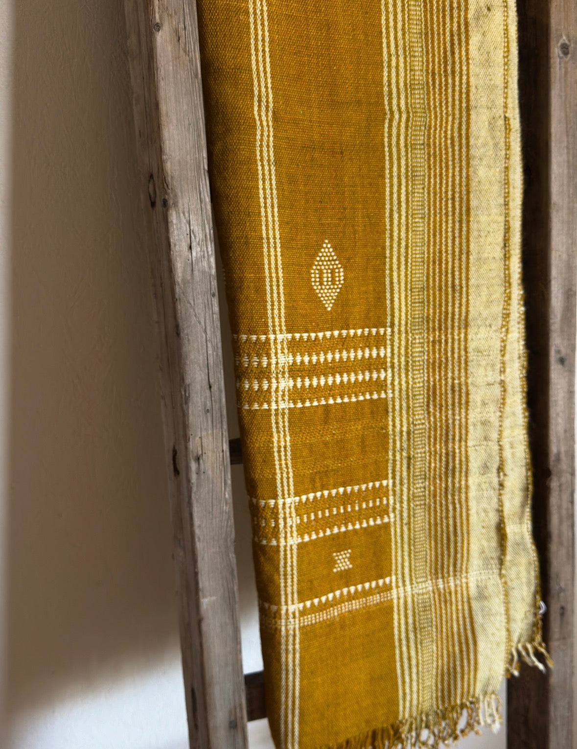 Marigold Indian Wool Coverlet