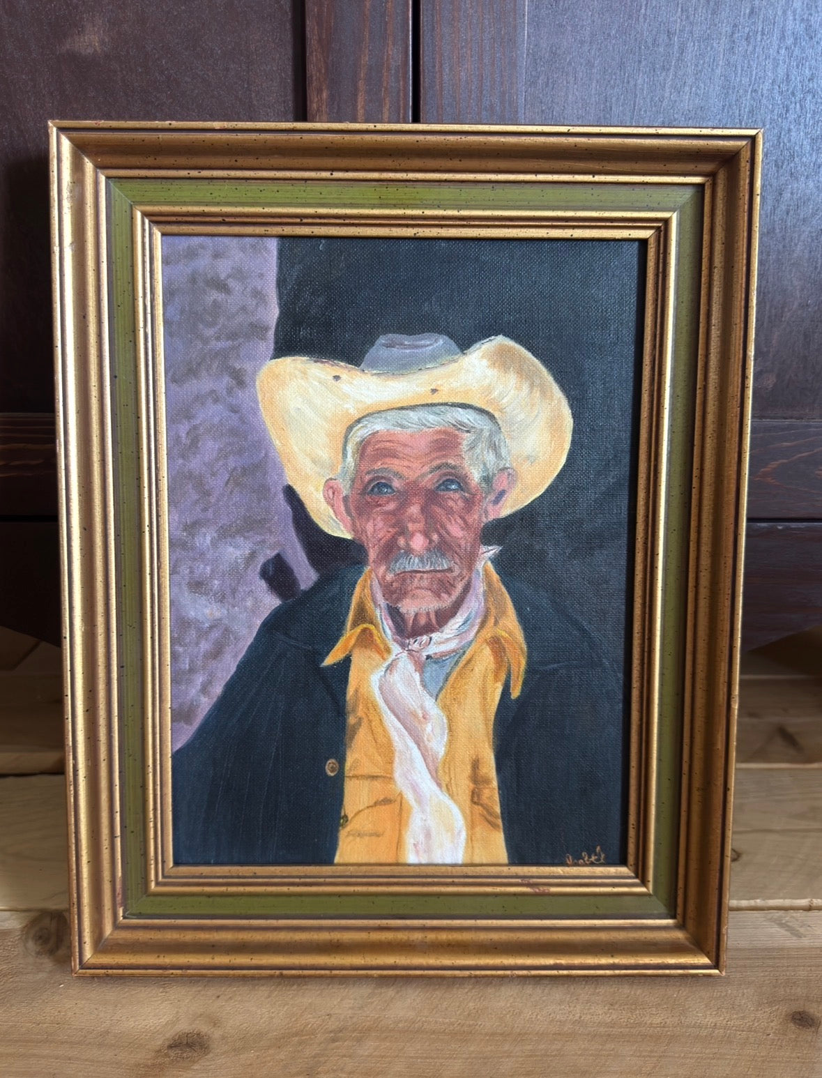 Painting of a Cowboy