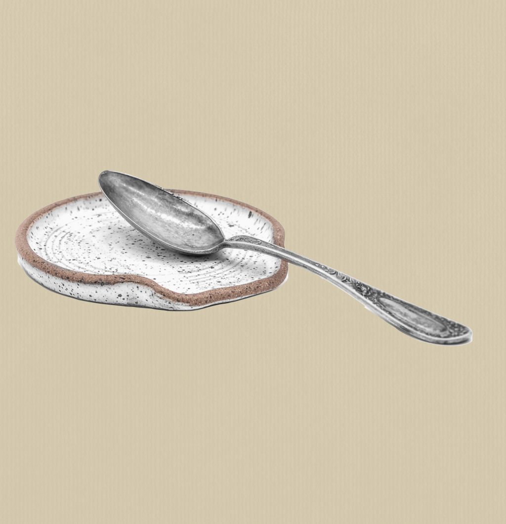 Hand Thrown Ceramic Spoon Rest