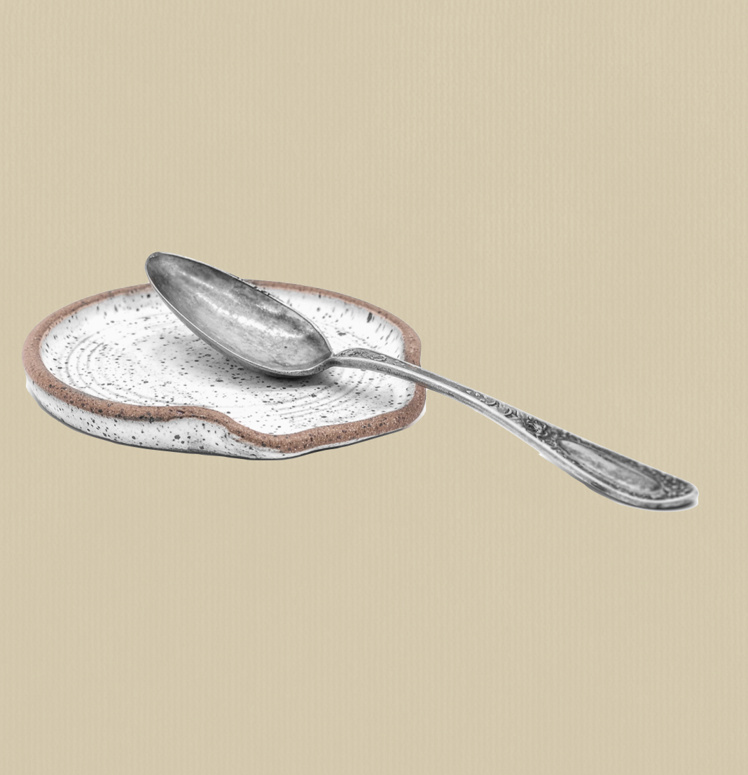 Hand Thrown Ceramic Spoon Rest