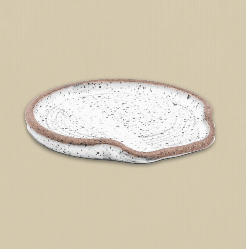 Hand Thrown Ceramic Spoon Rest