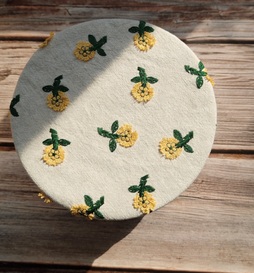 Embroidered Bowl Cover