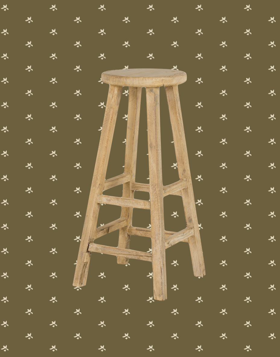 Taos Elm Bar Stool