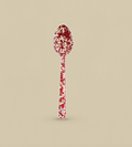 Red Splatter Serve Spoon
