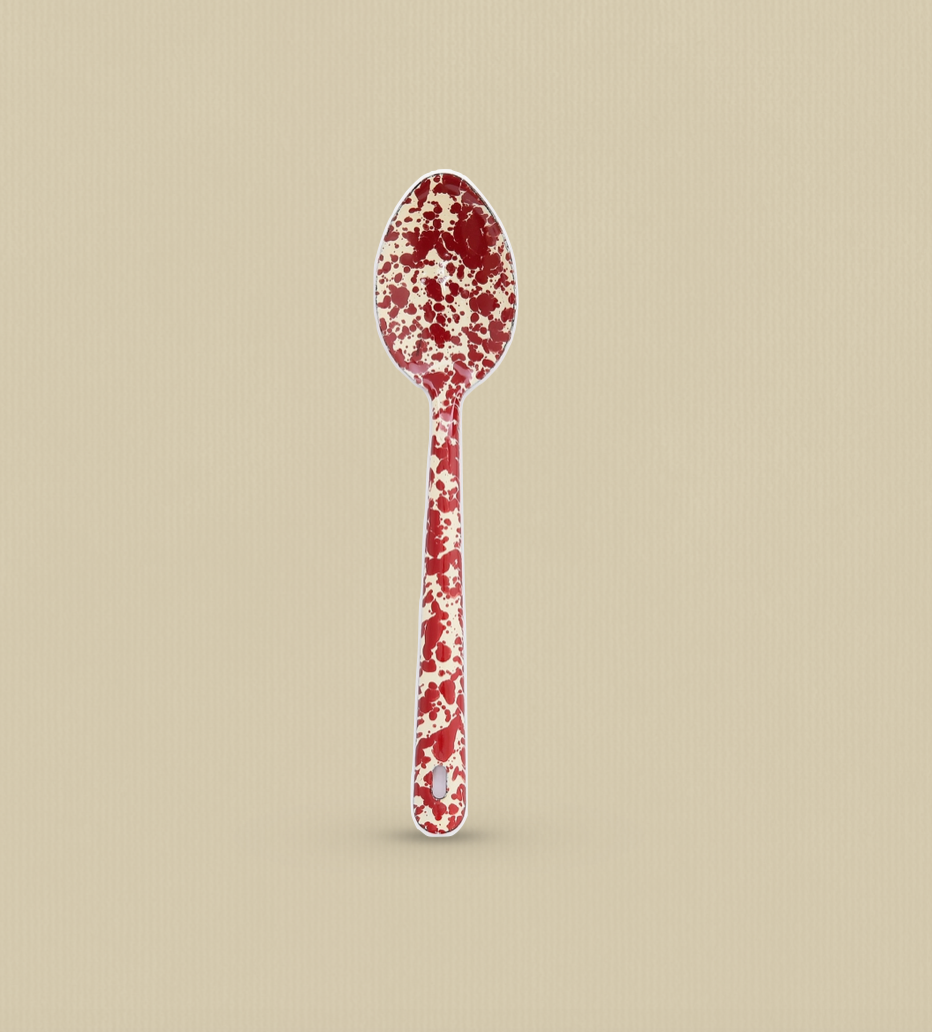 Red Splatter Serve Spoon