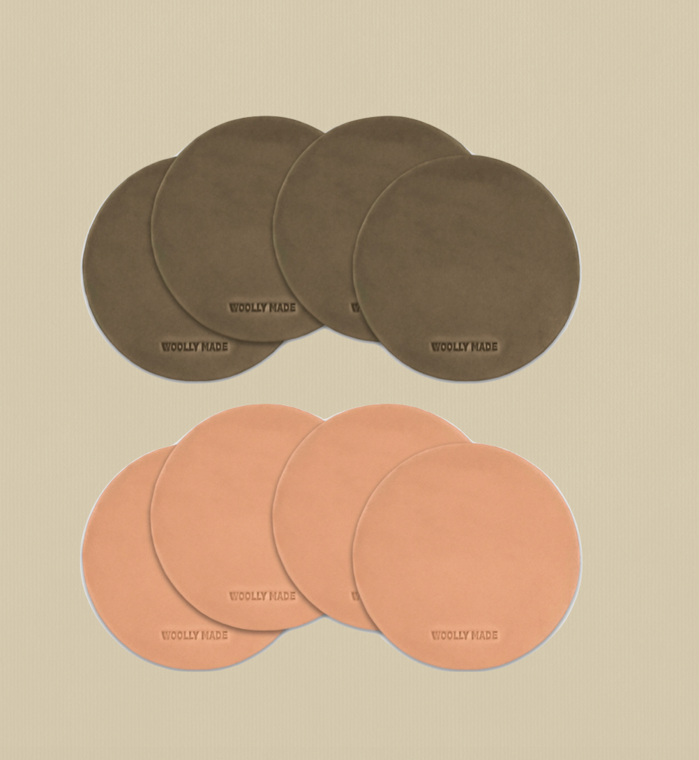 USA Made Leather Coasters
