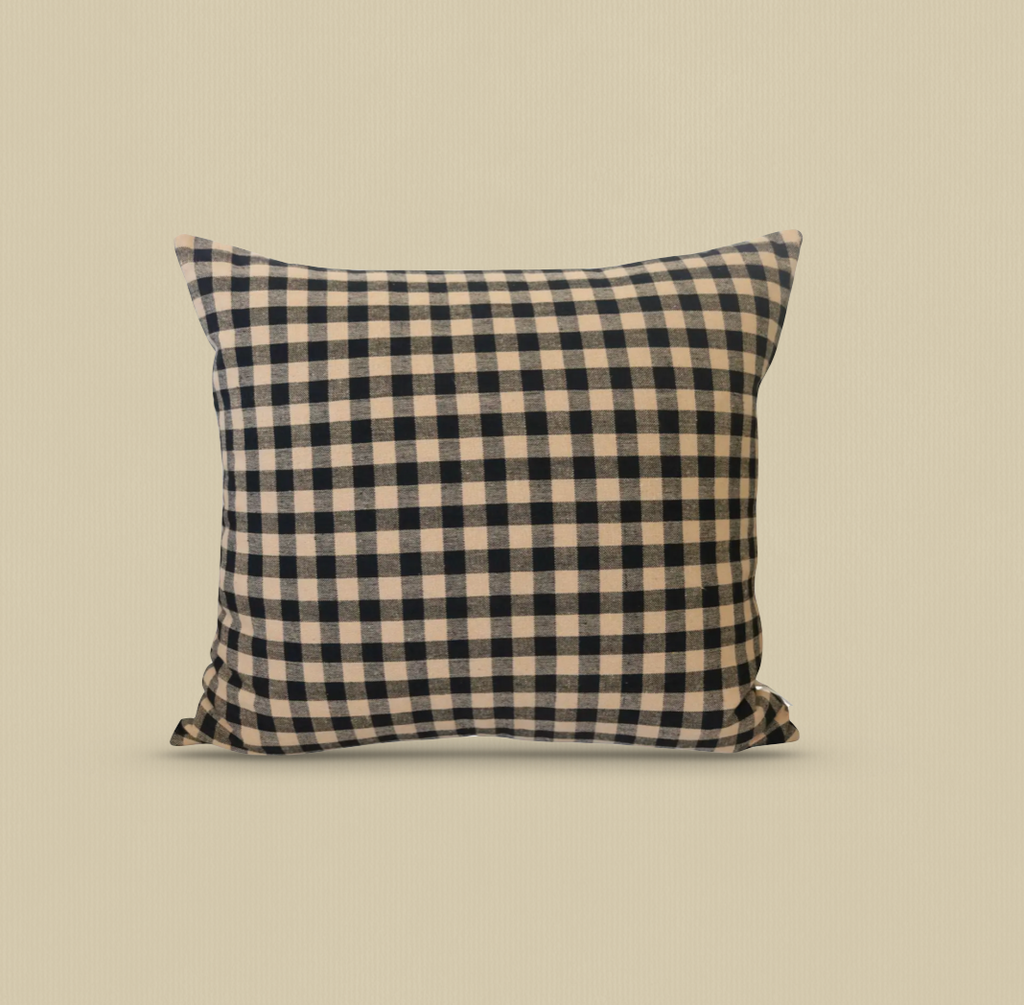 Cottage Check Throw Pillow