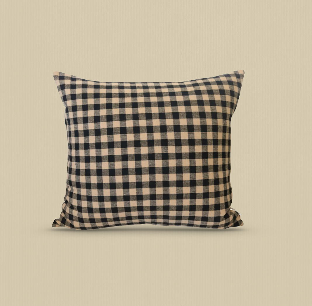Cottage Check Throw Pillow