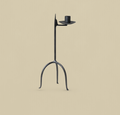 Primitive Iron Candle Holder