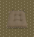 Country Gingham Chair Pad