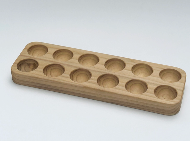 Farmhouse Wooden Egg Holder