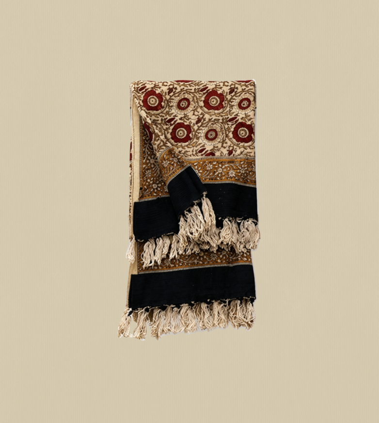 Bagru Block Print Throw