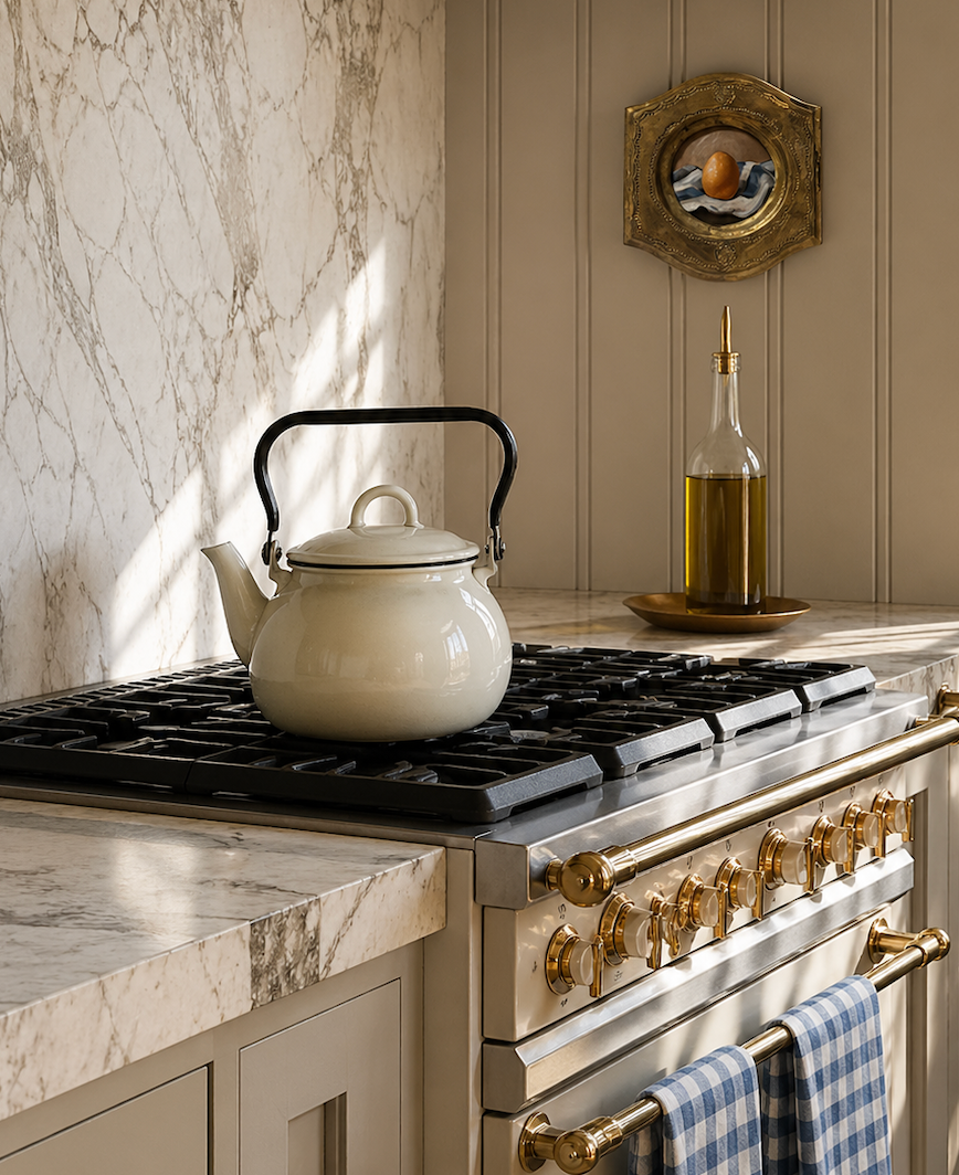 Enamel Country Kettle