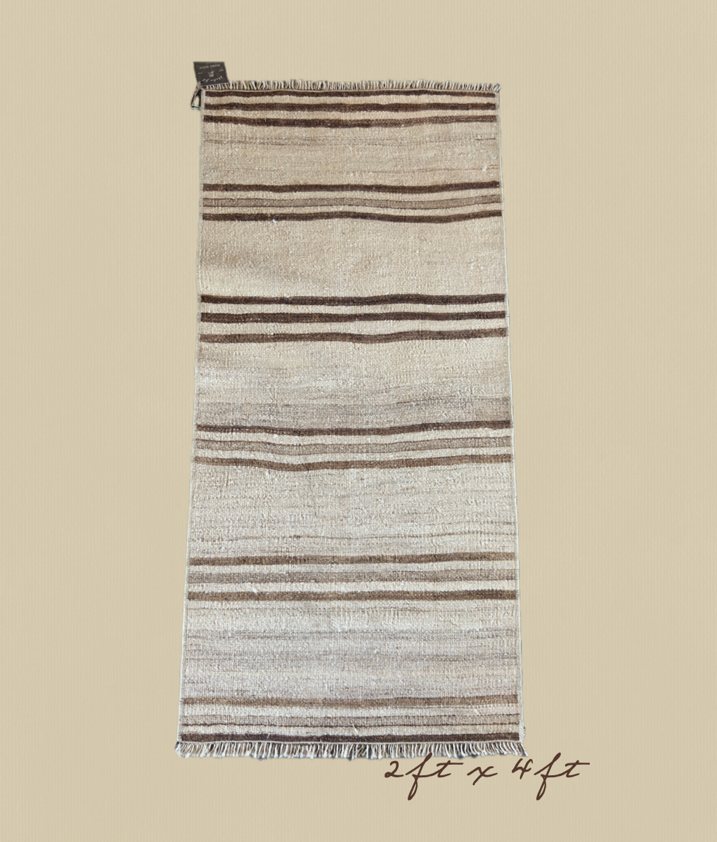 Seema Kilim Hemp Runner | 2' x 4'
