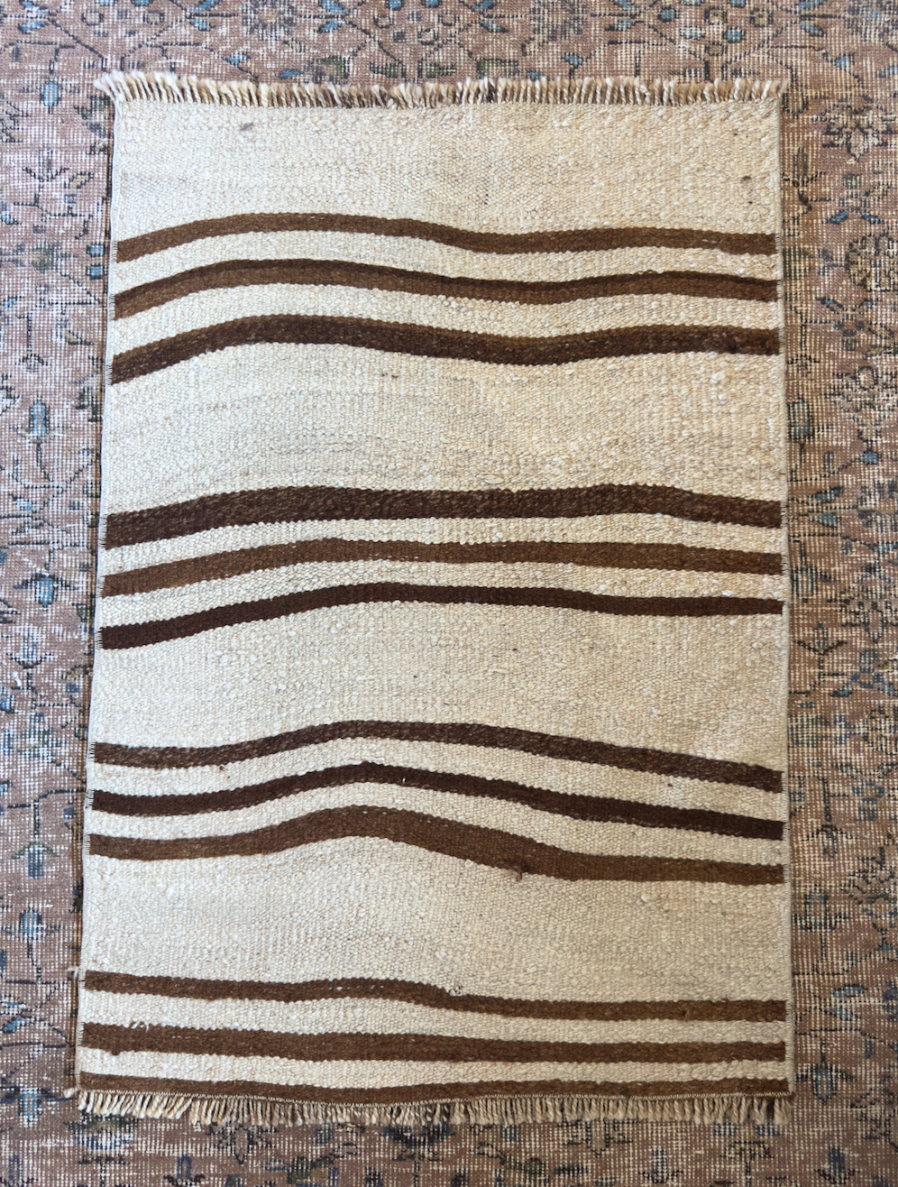 Atlas Kilim Hemp Rug | 2'6" x 3'9"