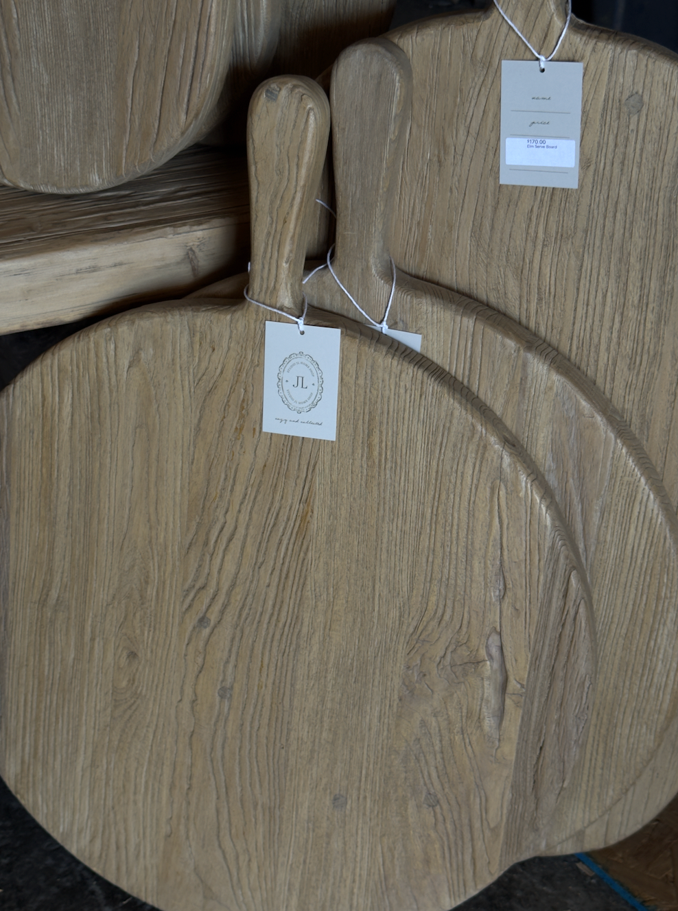 Reclaimed Elm Serve Board