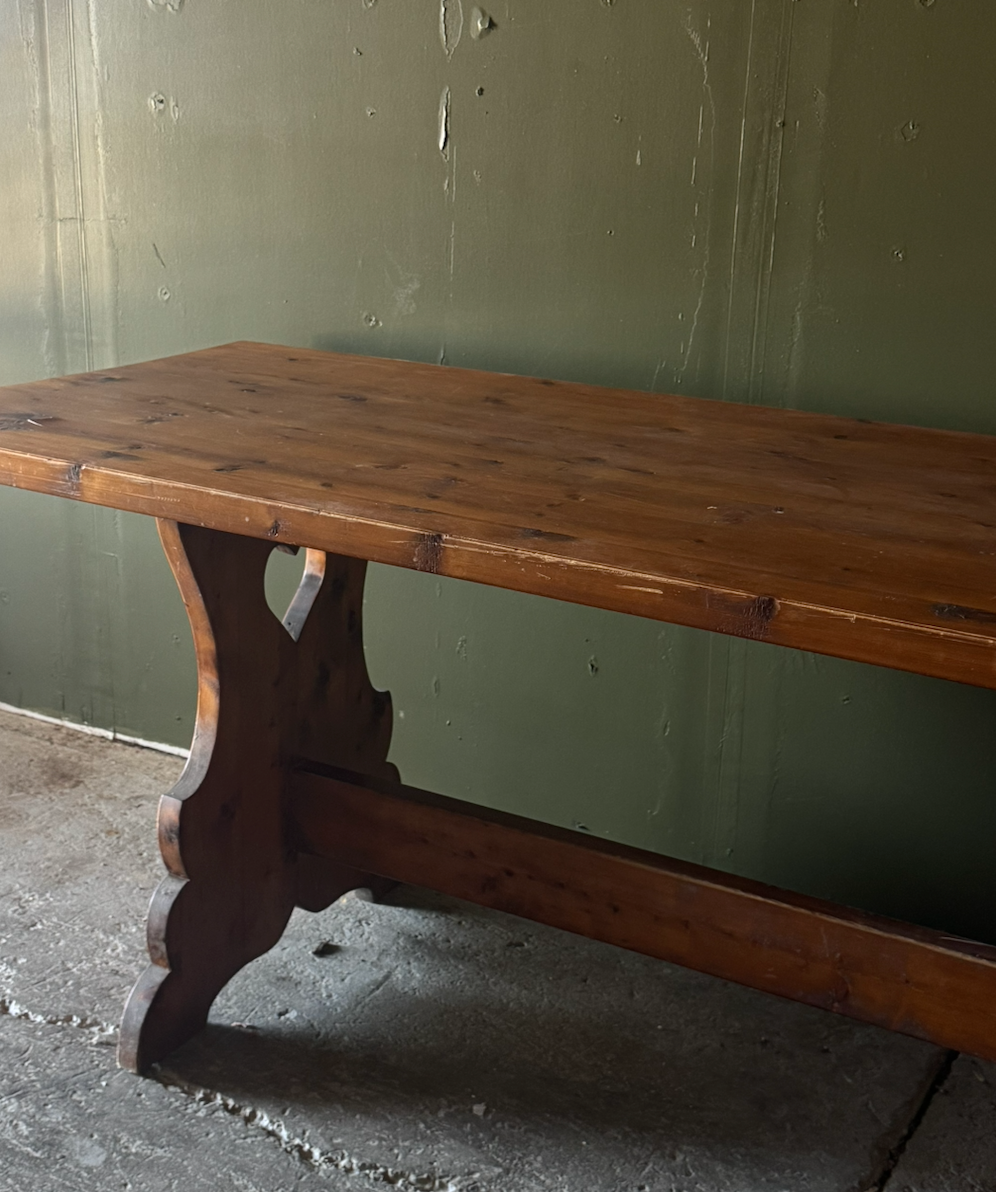 Carved Leg 19th Century Hungarian Dining Table