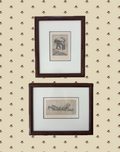 Vintage Childhood Etching Prints