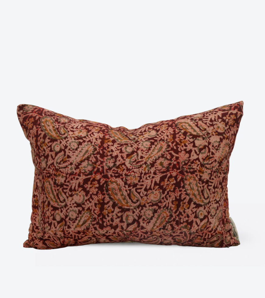 Tara Kalamkari Lumbar Pillow