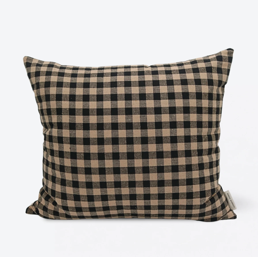 Cottage Check Throw Pillow