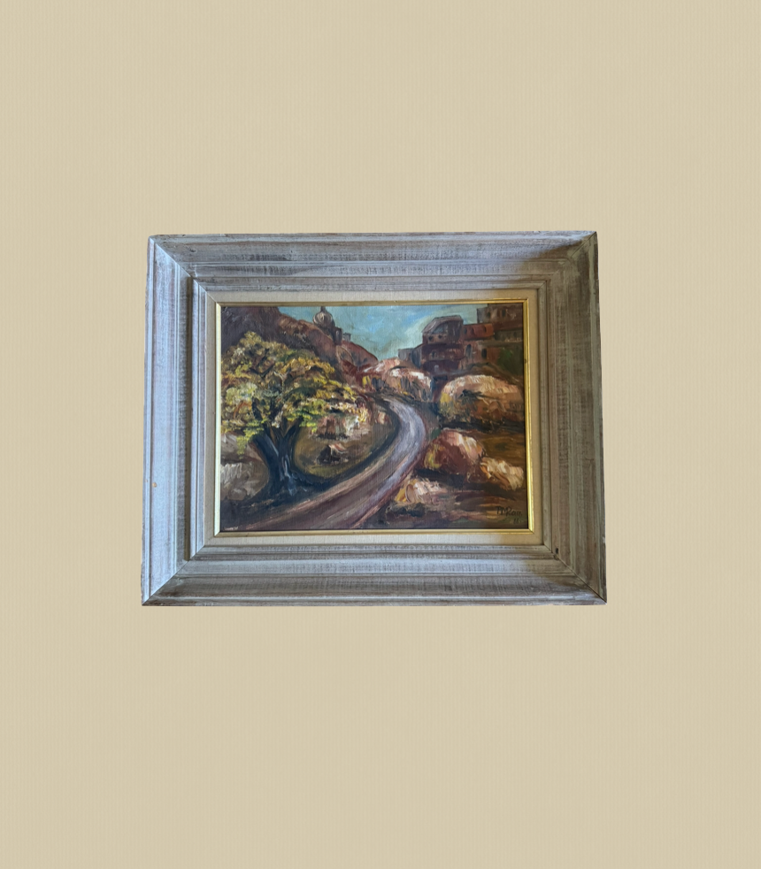 Painting of Autumn Village