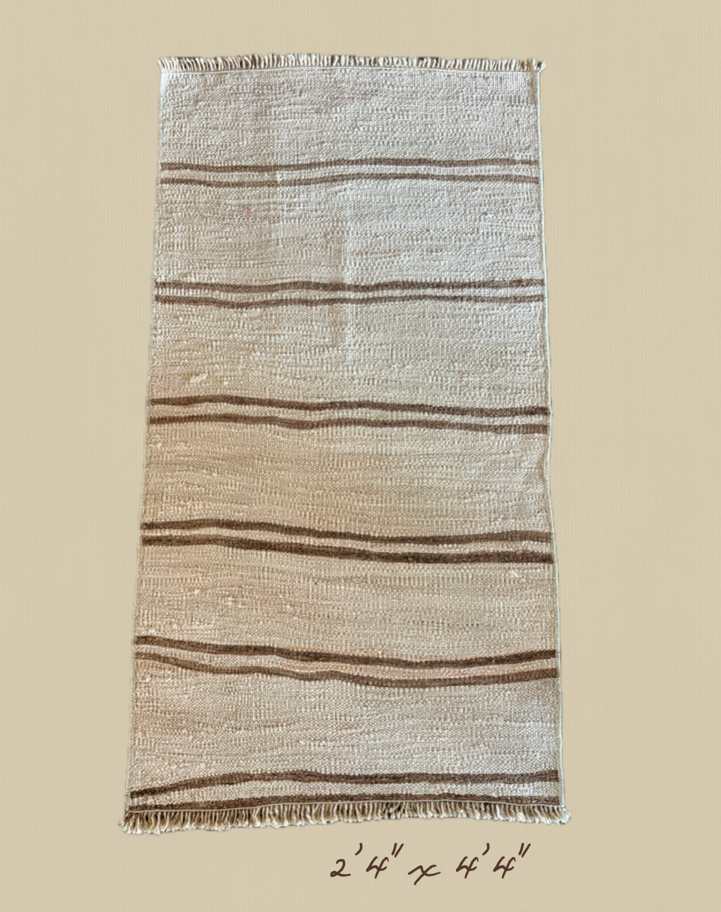 Theia Kilim Hemp Runner | 2'4" x 4'4"