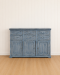 Weathered Dusty-Blue Sideboard